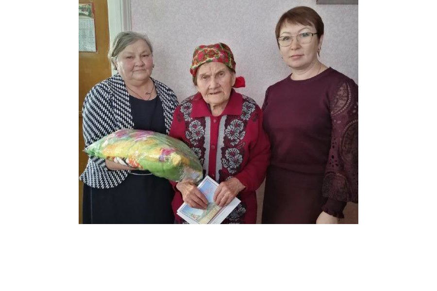 95-летний юбилей ветерана Великой Отечественной войны, жительницы города Канаш Васильевой Марии Ивановны