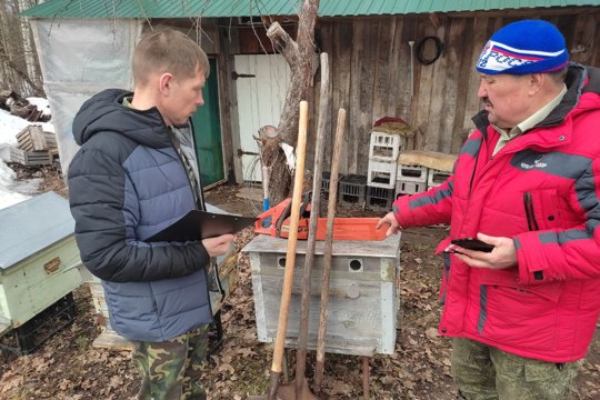 Осмотры лесных участков государственными инспекторами (23.03.2023 г.)