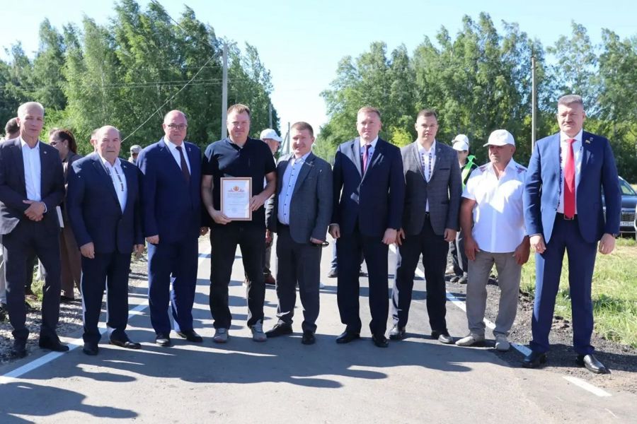 В День Республики в поселке Кугеси Чебоксарского округа  открылось движение по обновлённой дороге