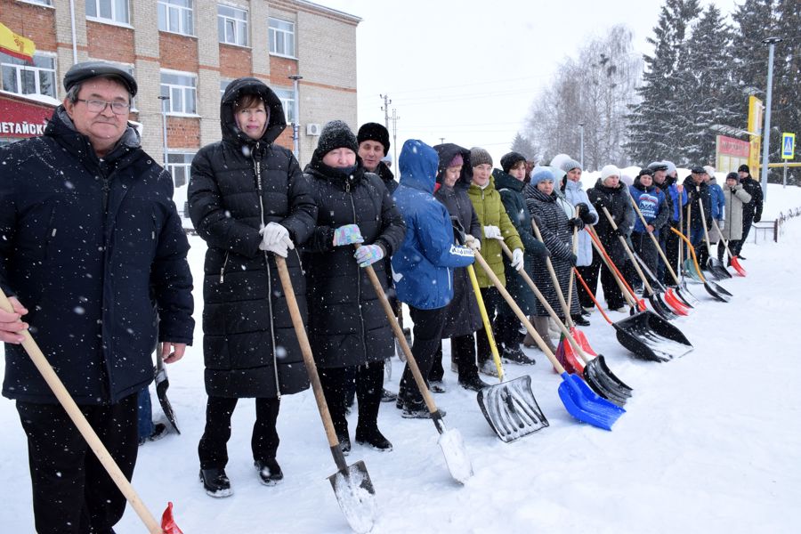 Помоги дворнику