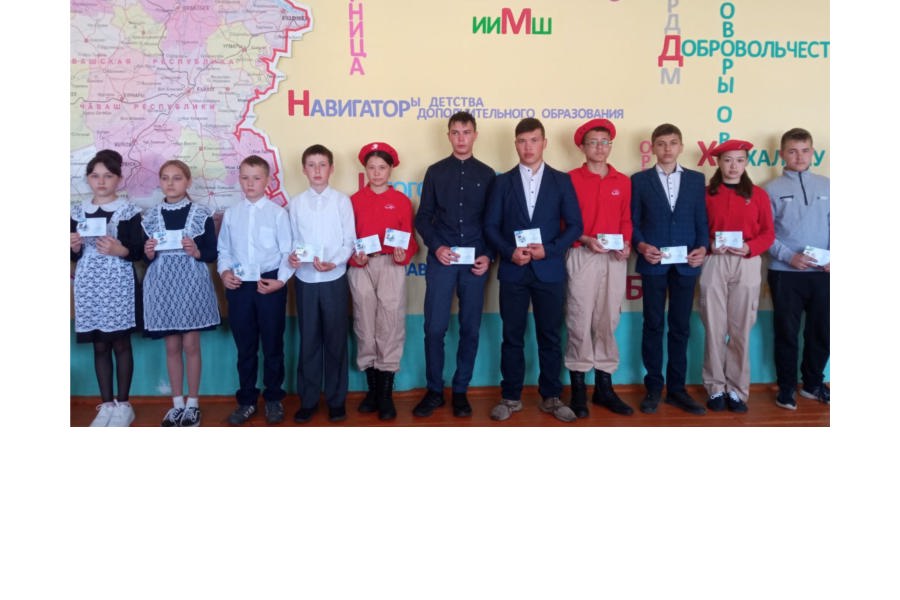 Торжественное вручение знаков отличия ГТО в Новошимкусской СОШ