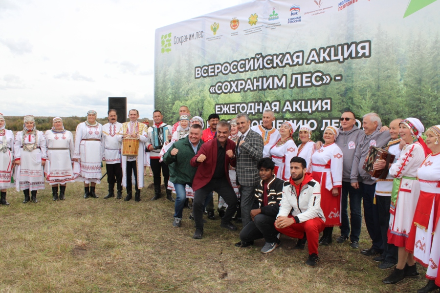 Всероссийская акция «Сохраним лес» в Чувашии приобрела международный статус