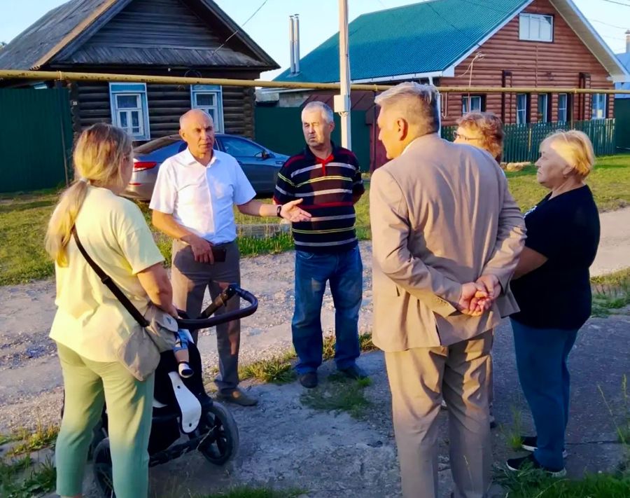 Глава Новочебоксарска Александр Алексеев встретился с жителями деревни Ольдеево