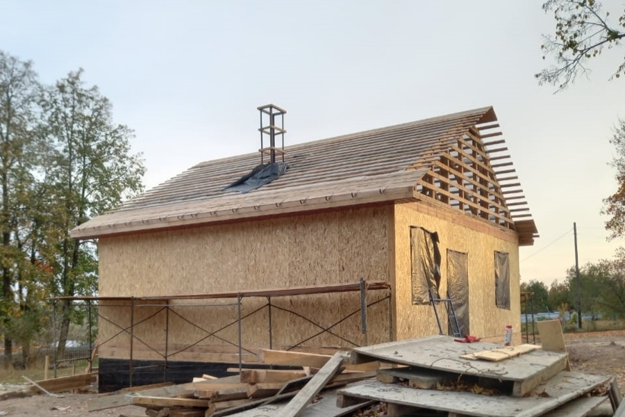 В деревне Чураккасы Моргаушского муниципалитета идет строительство нового фельдшерско-акушерского пункта