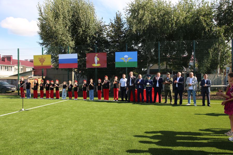 В селе Янтиково открыли современную спортивную площадку, построенную в рамках программы «Ниме - Народный бюджет»