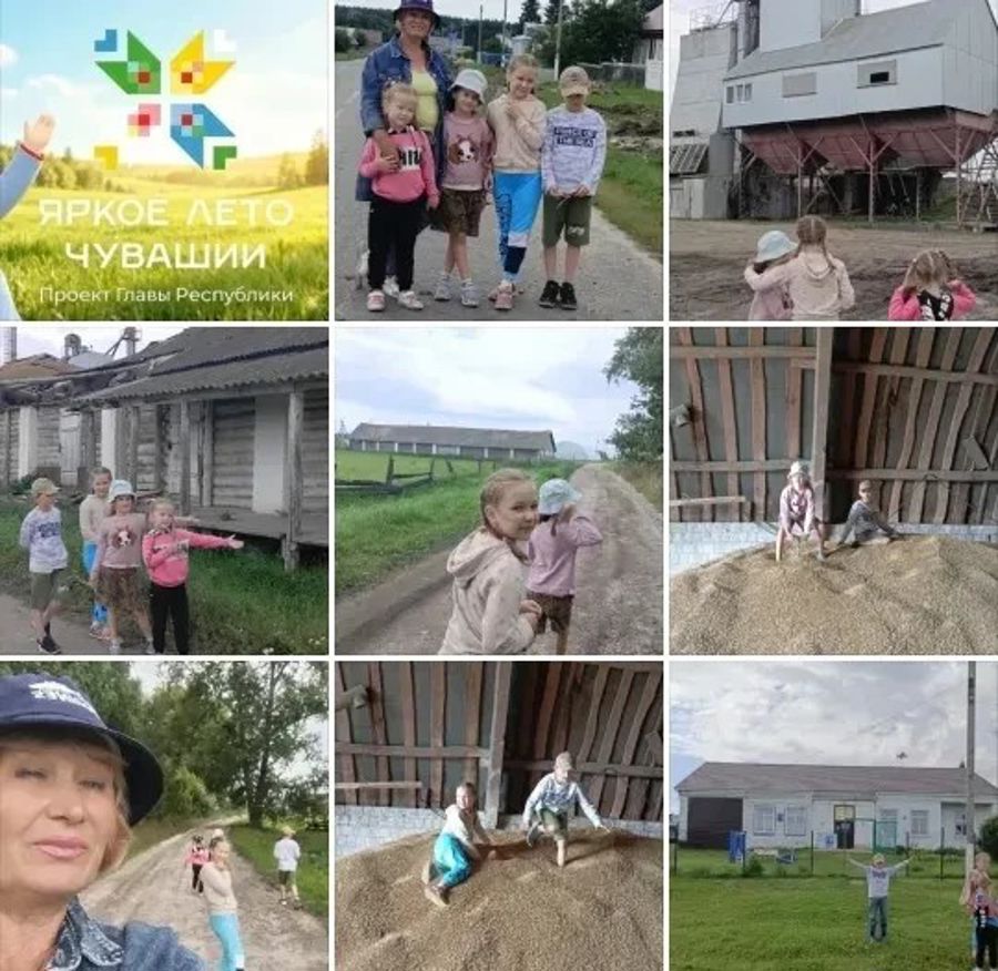 Яркое лето Чувашии: экскурсия на зерноток