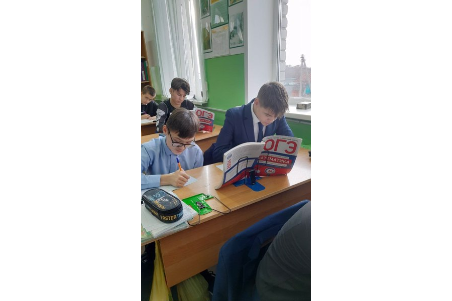 В МБОУ «Яльчикская СОШ» начались занятия по подготовке к основным экзаменам по математике