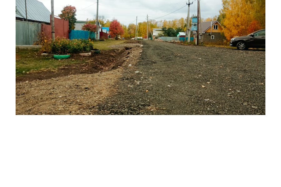 В деревне Новые Чурачики отремонтировали дорогу