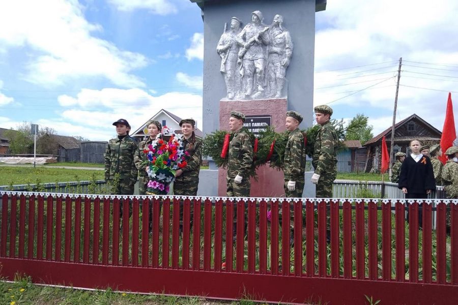 В Моргаушском  муниципальном  округе проходят митинги ко Дню Победы