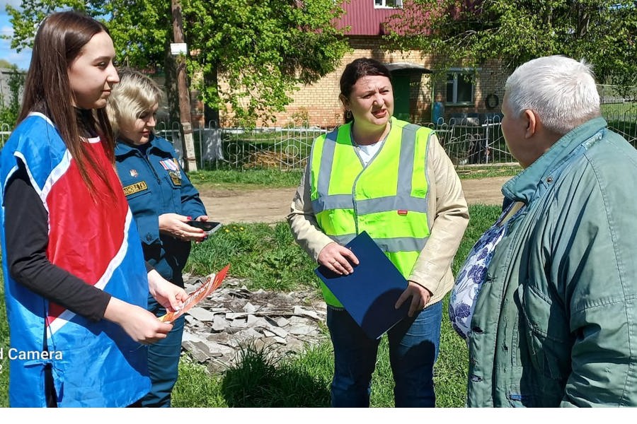 В д. Шумерля поговорили о пожарной безопасности