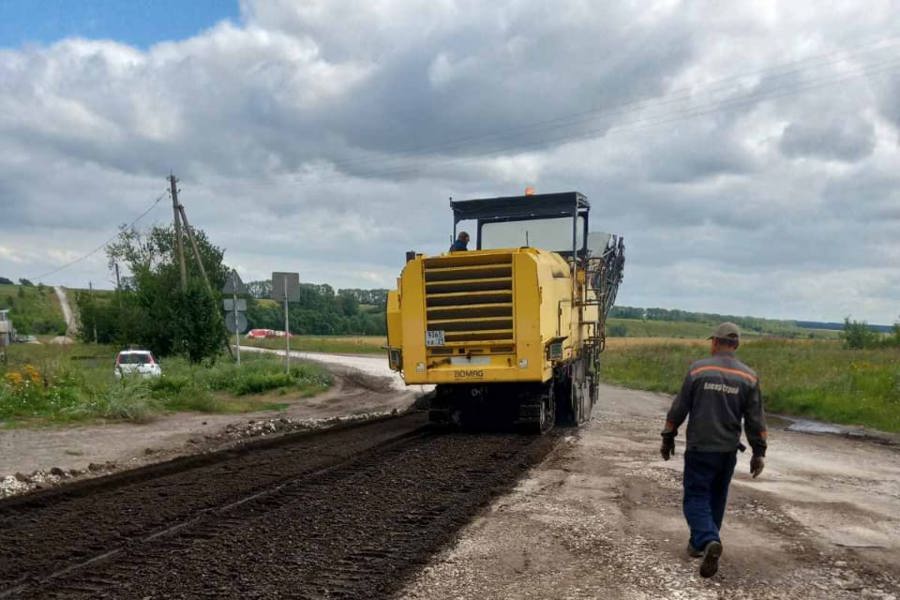 Ремонт автомобильной дороги «Шихазаны-Калинино- Малое Тугаево-выс. Чинквары