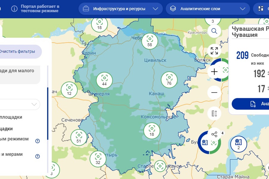 Чувашия представлена на инвестиционной карте России