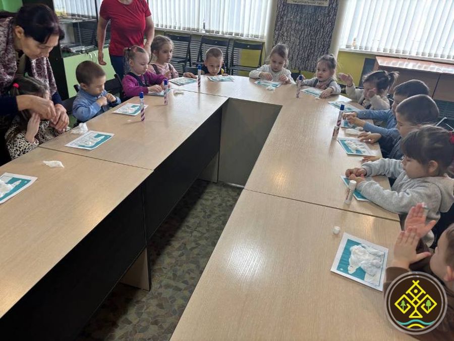 Познавательные занятия о белых медведях в национальном парке „Чаваш вармане“