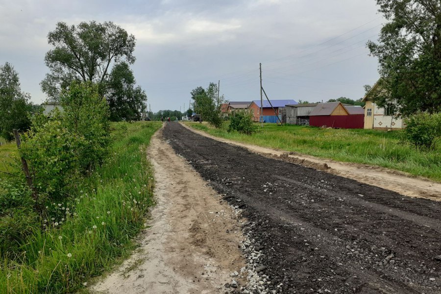 Новый участок дороги по Программе инициативного бюджетирования в п.Бугуян