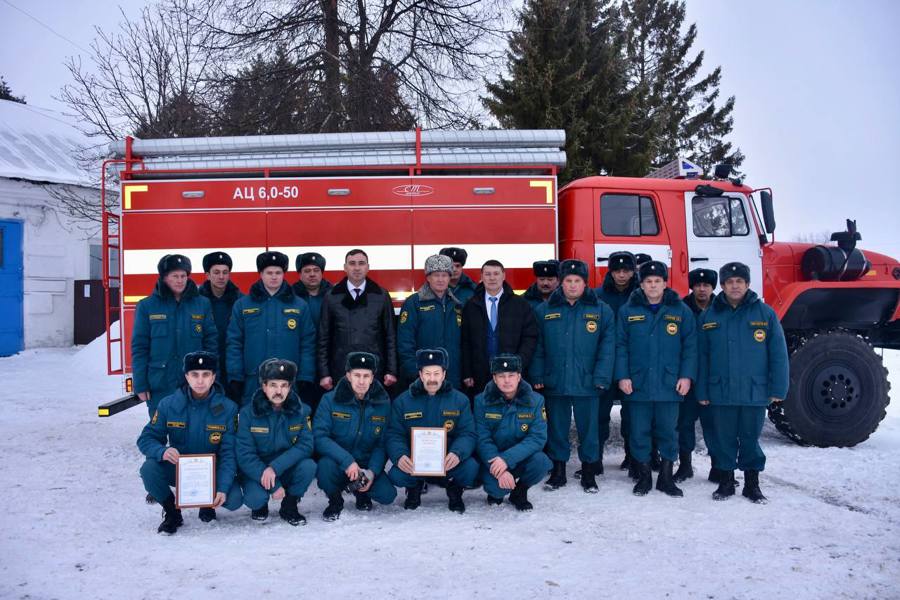 Пожарная часть № 25 по охране с. Аликово получила новую специализированную технику