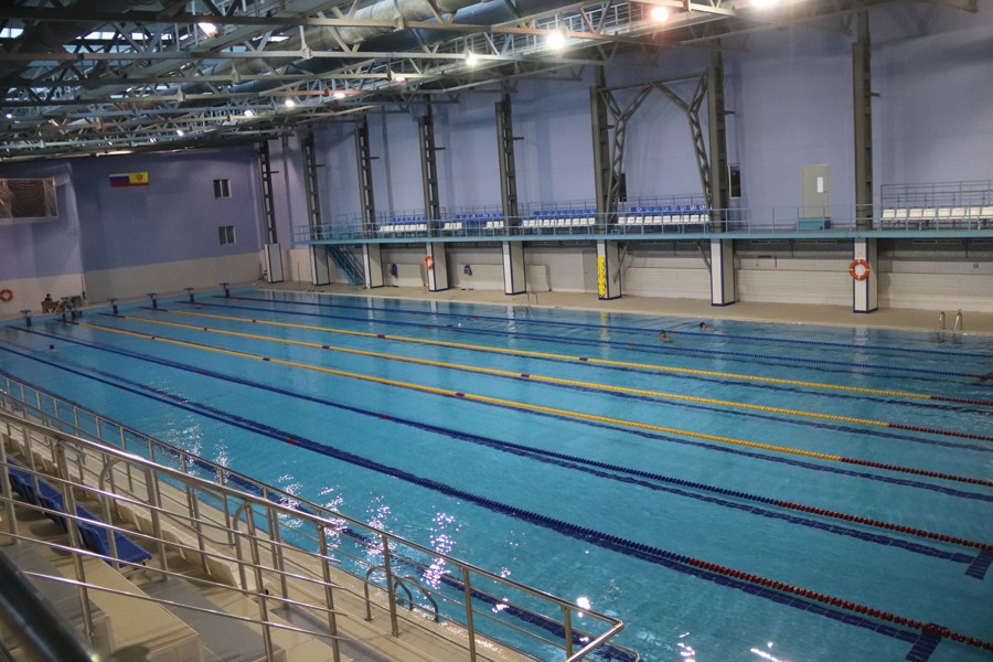 В новочебоксарском спорткомплексе сегодня открыли бассейн