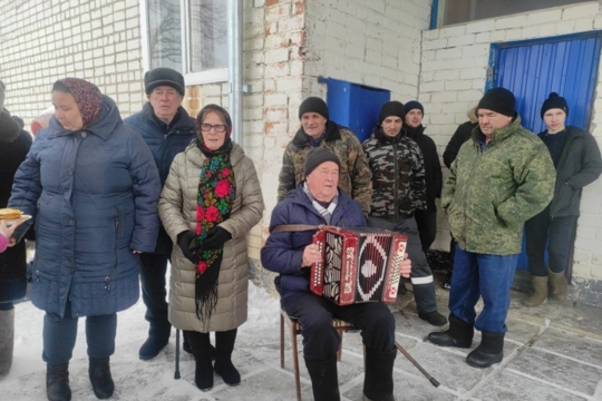 Масленичное гуляние в деревне Полевые Буртасы