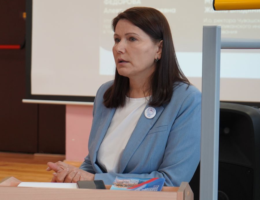 Алевтина Федорова встретилась с педагогами Мариинско-Посадского округа