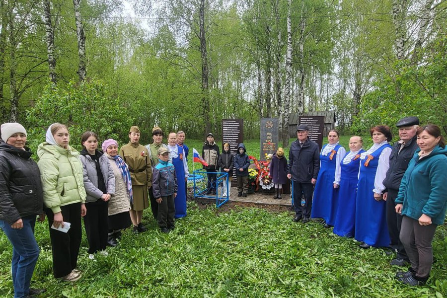 В сельских поселениях Ибресинского муниципального округа проходят торжественные мероприятия в честь 80-ой годовщины Великой Победы