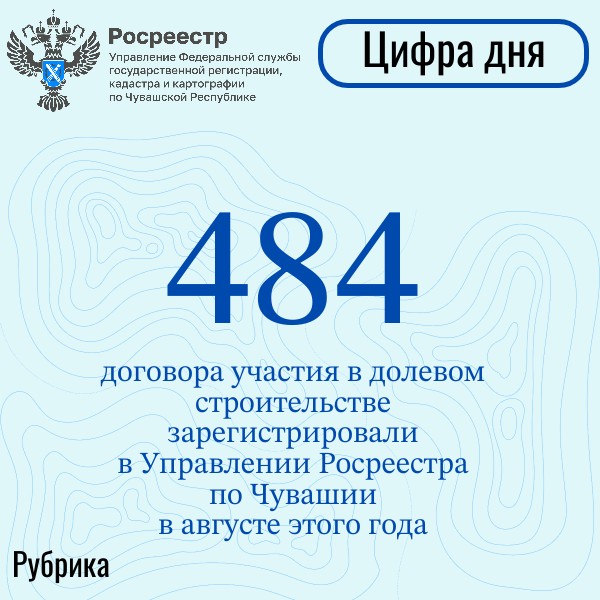 Цифра дня от Росреестра Чувашии