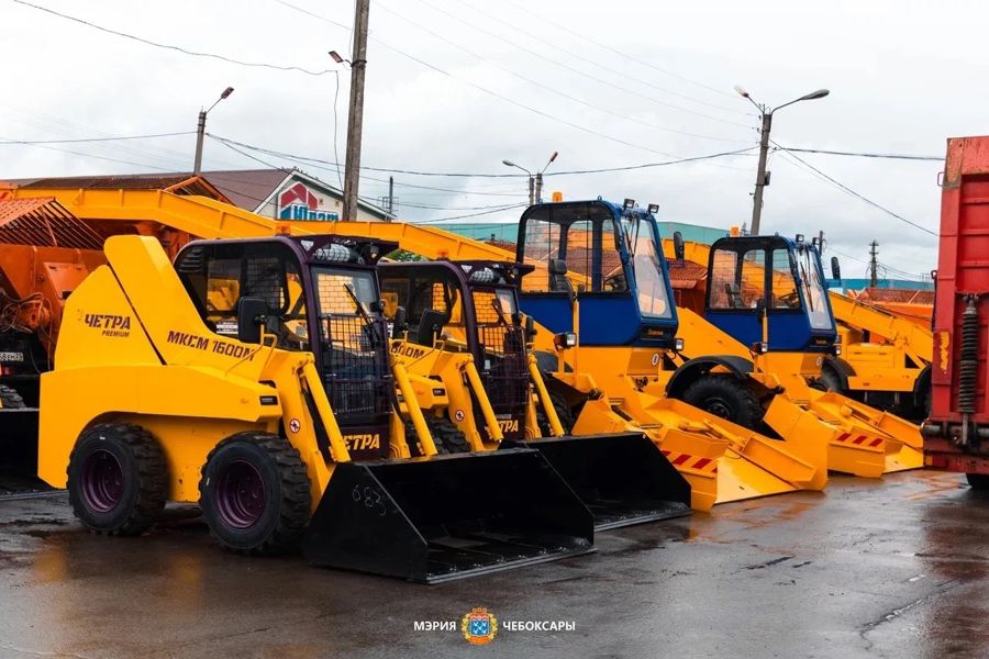 Чебоксары обновляют парк спецтехники