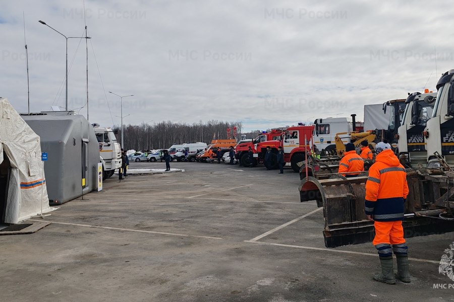 13 марта в Чувашии прошли учения на скоростной автомобильной дороге М-12 «Восток»