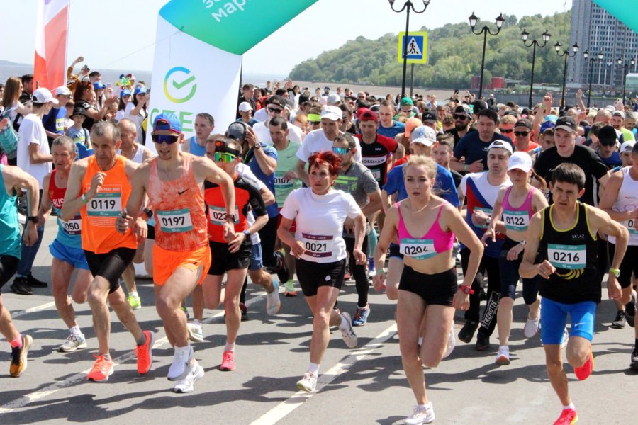 Спортсмены Чувашии – активные участники традиционного забега «Зеленый марафон»