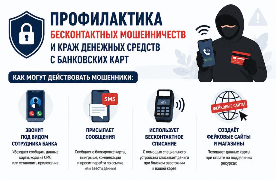 Защитите свои финансы: профилактика бесконтактных мошенничеств