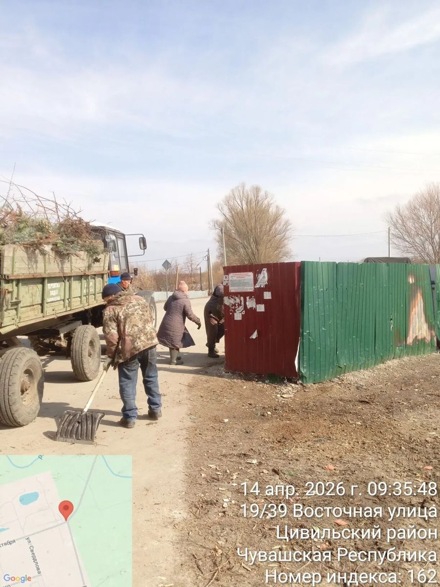 В Цивильском округе приводят в порядок контейнерные площадки и напоминают о правилах утилизации отходов