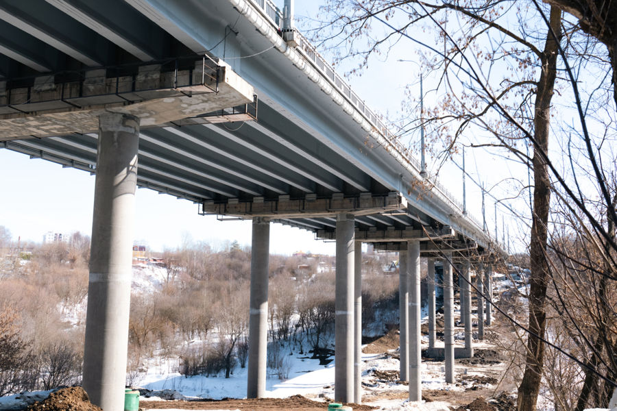 В Чебоксарах проверили состояние городских мостов