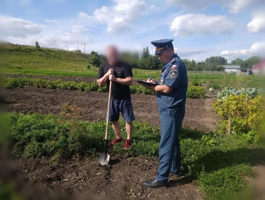 В Янтиковском округе составлен первый протокол за сжигание ботвы в условиях особого противопожарного режима