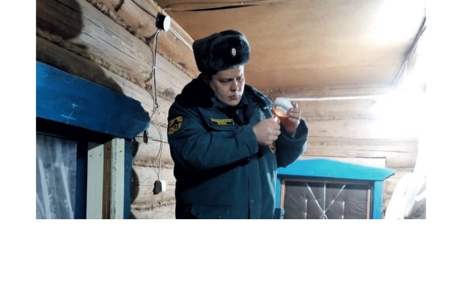 Республиканские огнеборцы провели профилактический рейд в селе Штанаши Красночетайского муниципального округа