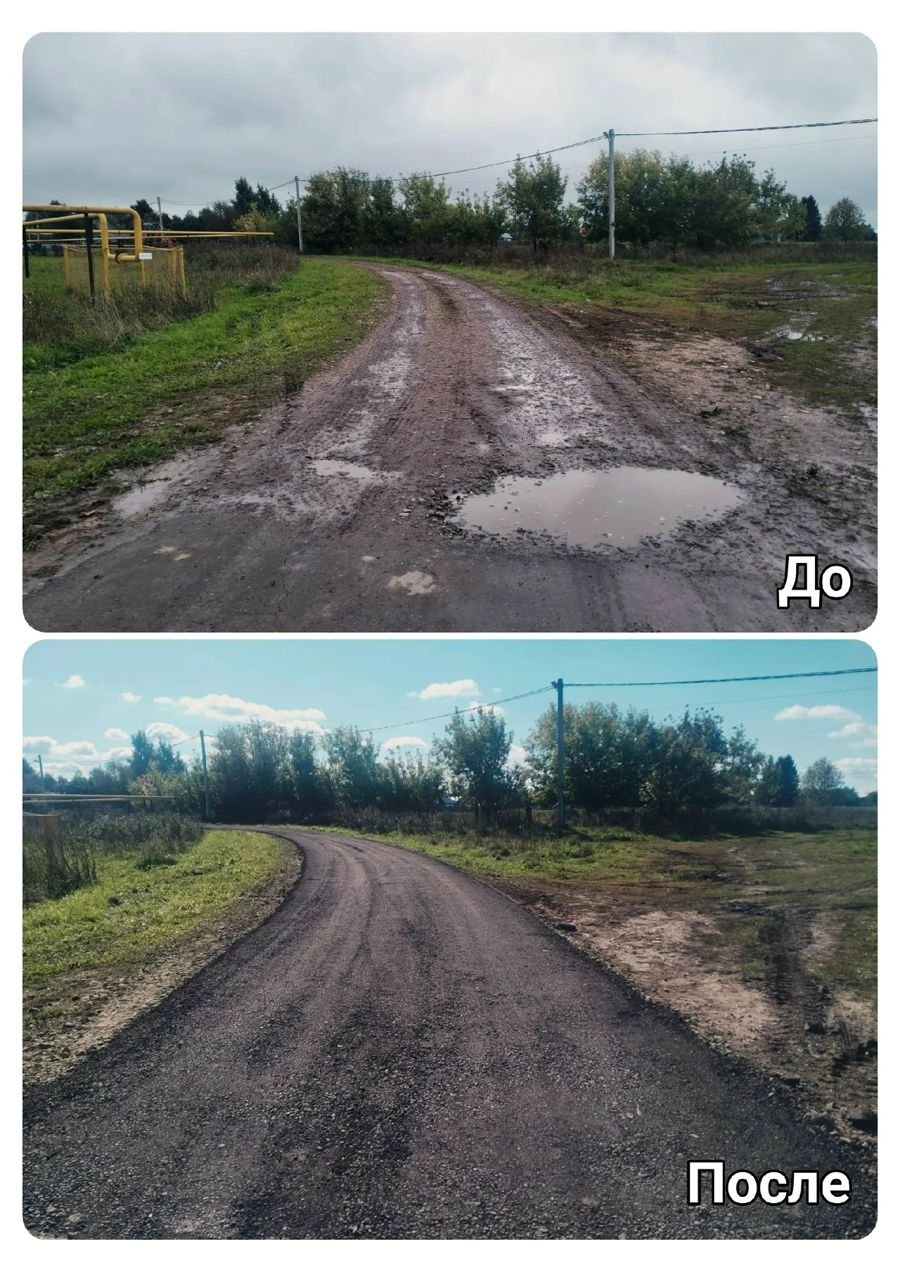 В Янтиковском округе отремонтировали проезд от улицы Ленина д. Подлесное до улицы Молодежная д. Иваново в рамках программы НИМЕ