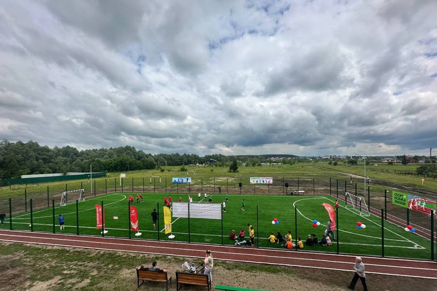 В деревне Шумерля открылась новая спортивная площадка!