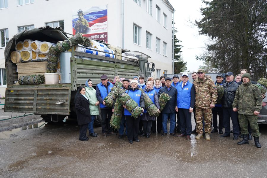 Мариинско-Посадский округ отправил гуманитарный груз в зону СВО