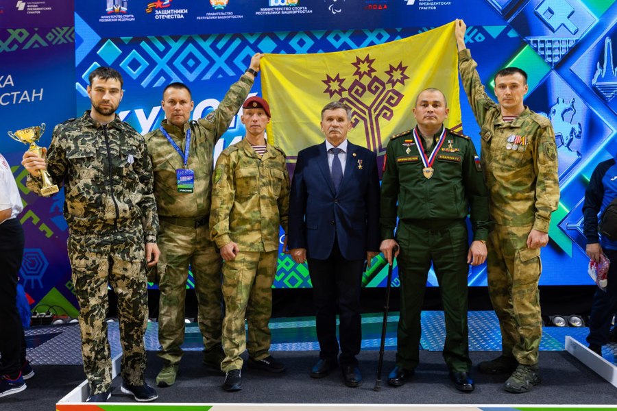 Ветераны СВО из Чувашии успешно выступили на Кубке Защитников Отечества в Уфе