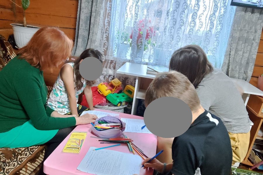 Состоялся выезд в замещающие семьи
