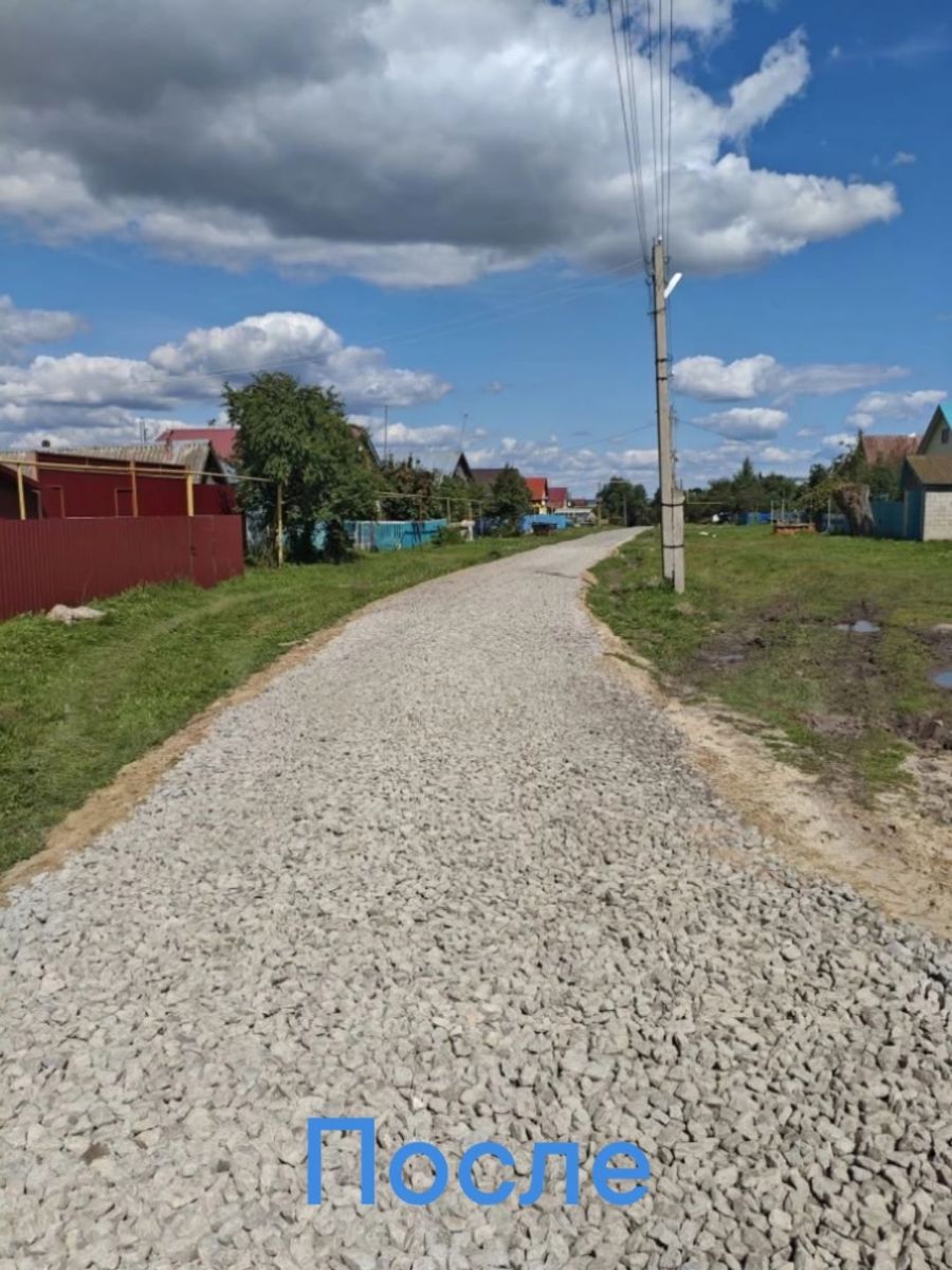 В селе Хормалы отремонтирован участок дороги по улице Чкалова
