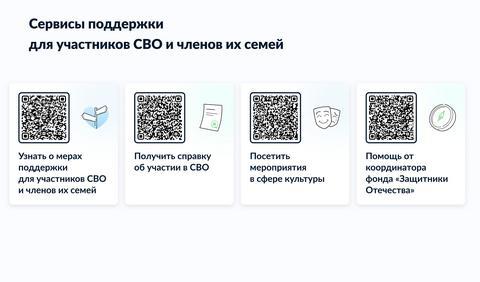 Сервисы поддержки для участников СВО и членов их семей
