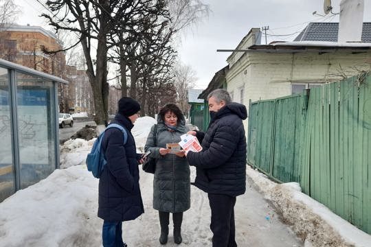 В жилом секторе г. Чебоксары продолжается работа по профилактике пожарной безопасности