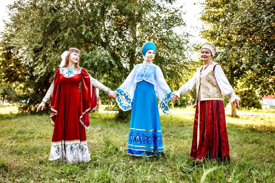 Центр русской культуры Чувашии - участник международного конкурса «Мама и дети в национальных костюмах»