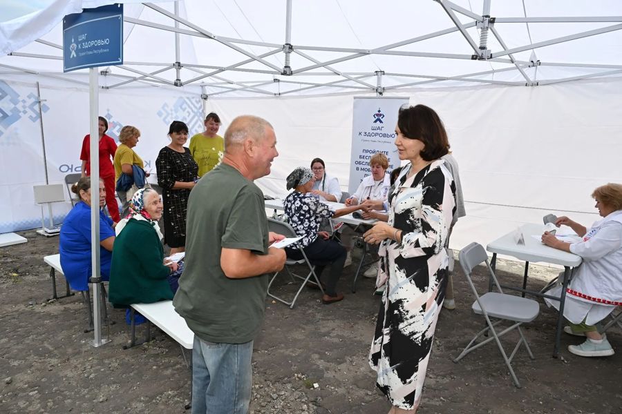 В деревне Хирпоси прошла акция «Шаг к здоровью»