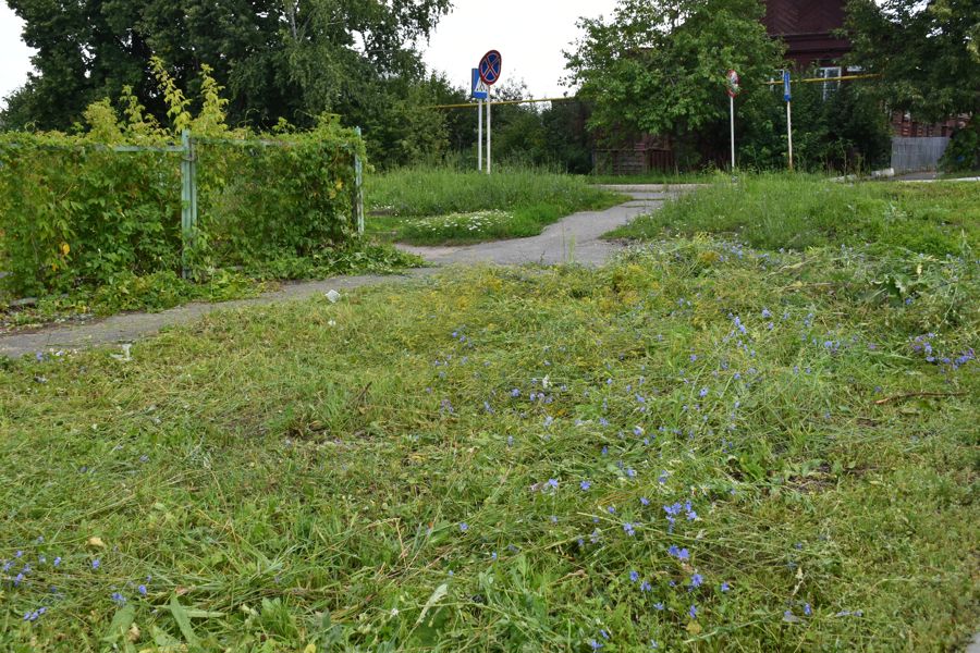 Работа по наведению чистоты и порядка на территории города Алатыря продолжается