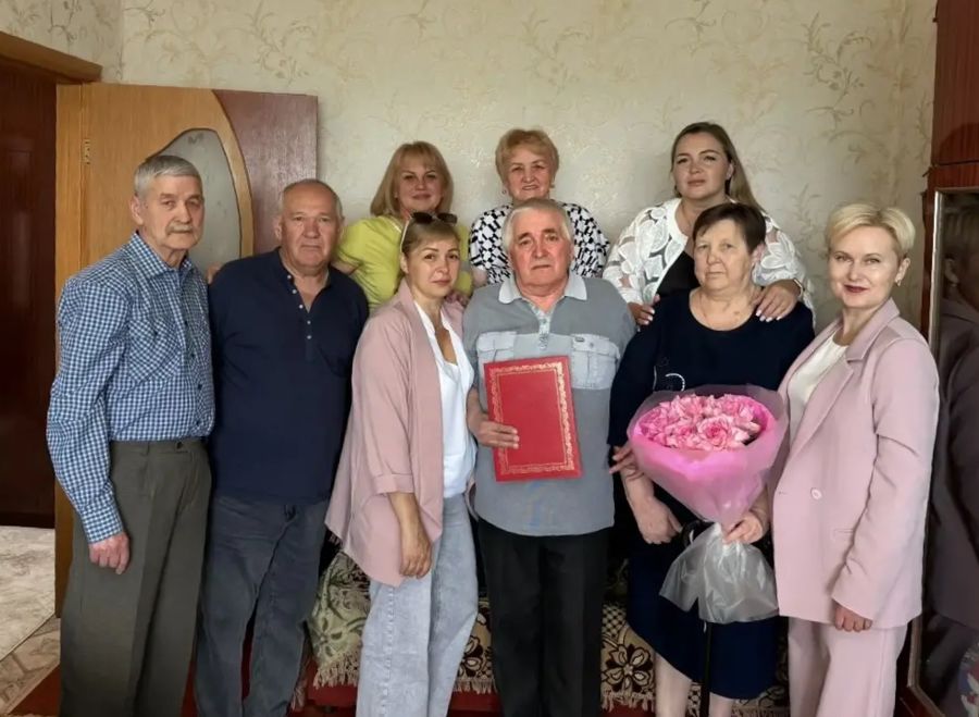 Золотой юбилей супружеской жизни семьи Тимофеевых