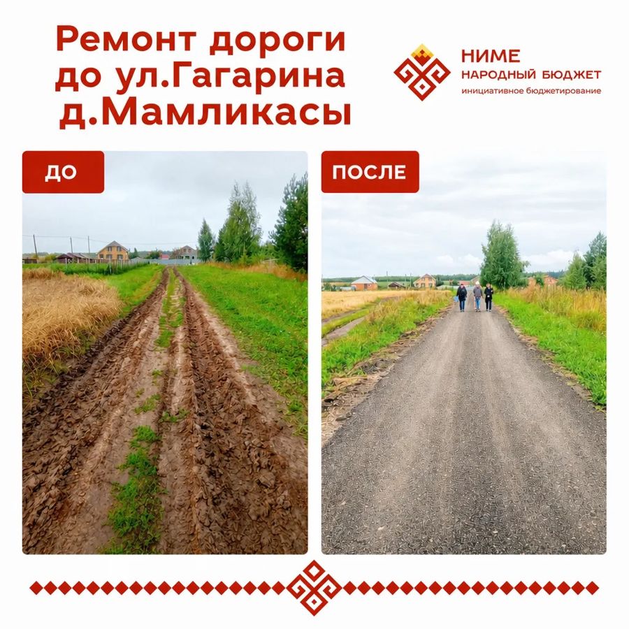 Хорошие перемены в Мамликасах — дорога становится удобнее!