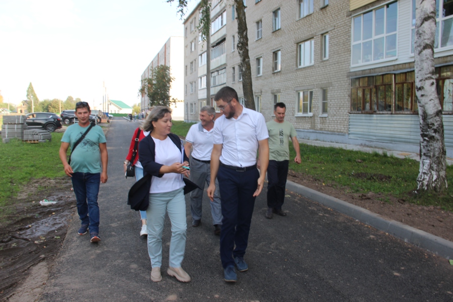 На улице Совхозная в г.Чебоксары состоялась приемка дворовой территории