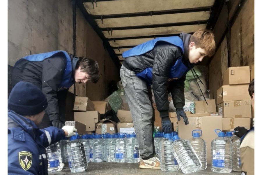 Очередная партия гуманитарной помощи отправлена в Оренбургскую область