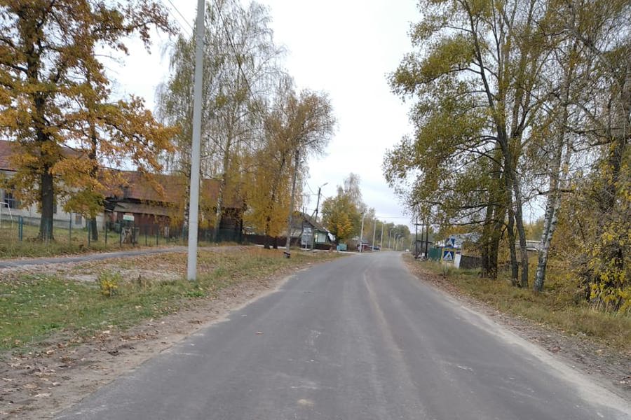 В Алатырском муниципальном округе завершены работы на объекте капитального ремонта автомобильной дороги