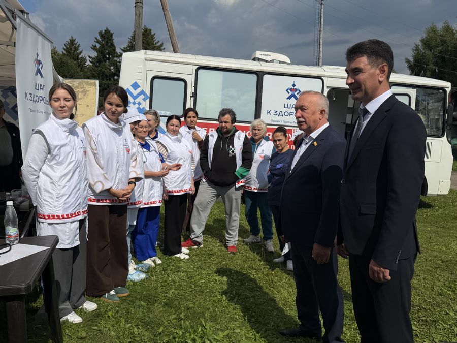 Выездное медицинское обследование в Янгличах и Новой Яндобе: проект «Шаг к здоровью» в действии