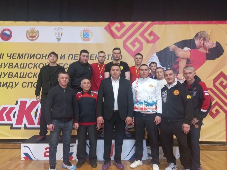 Батыревские борцы — в числе сильнейших: итоги чемпионата Чувашии по кĕрешӳ